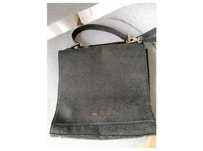 Cruciani Borsa Nano Pelle di Razza Grigia Grigio - vista 2