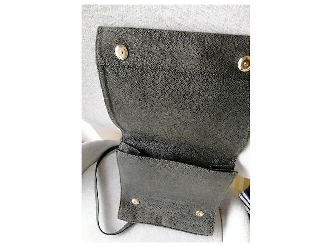Cruciani Borsa Nano Pelle di Razza Grigia Grigio - vista 3