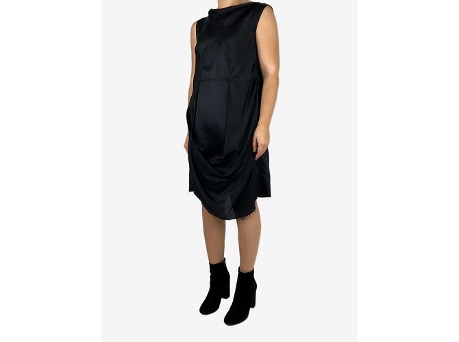 Rick Owens Black unstitched bottom effect dress - size No size - view 2