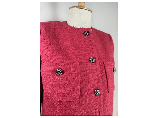Ba&Sh Meredith Jacket Raspberry Fuschia - view 2