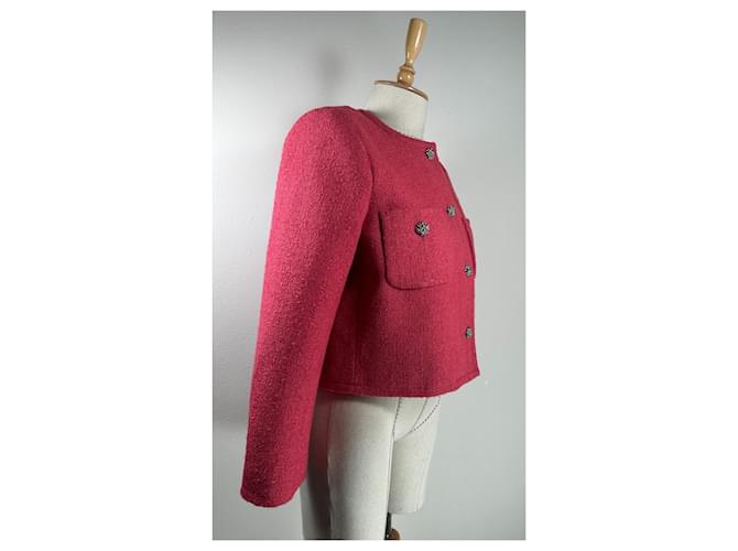 Ba&Sh Meredith Jacket Raspberry Fuschia - view 3
