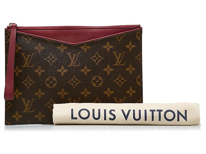 Louis Vuitton Brown Monogram Pochette Pallas Marrone - vista 10