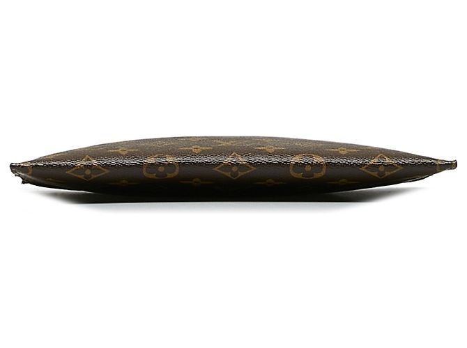Louis Vuitton Brown Monogram Pochette Pallas Marrone - vista 4