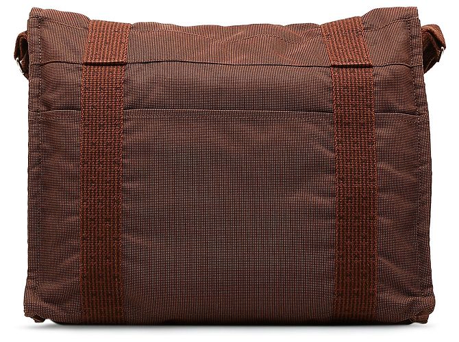 Hermès Hermes Brown Fourre Tout Besace Messaggero PM Marrone - vista 3