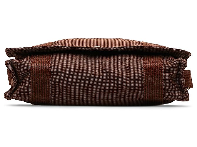 Hermès Hermes Brown Fourre Tout Besace Messaggero PM Marrone - vista 4