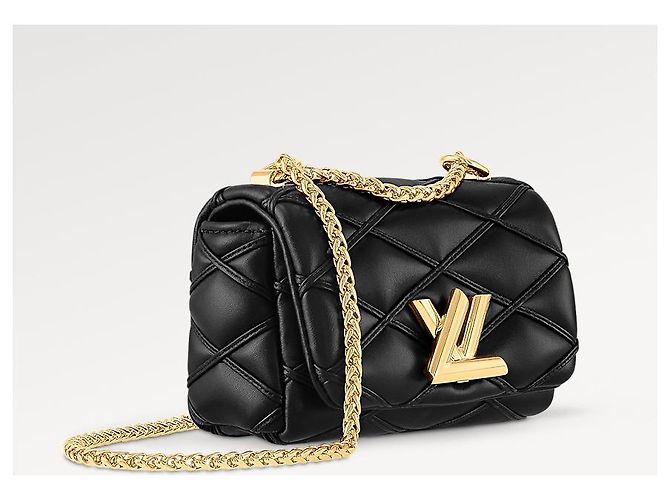 Louis Vuitton Pico GO-14 Borsa in pelle nera Nero - vista 2