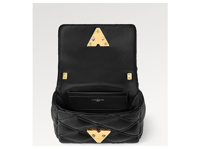Louis Vuitton Pico GO-14 Borsa in pelle nera Nero - vista 3
