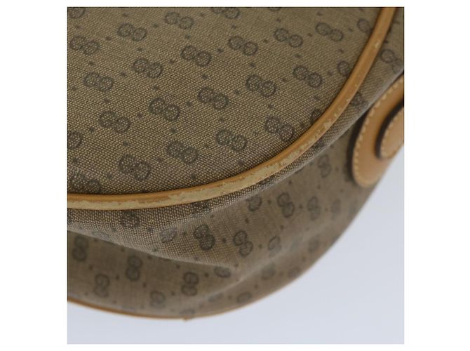 GUCCI Borsa a tracolla Micro GG Canvas Web Sherry Line PVC Beige Verde Auth yk9514 Rosso - vista 16
