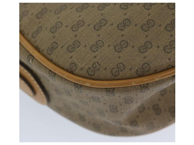 GUCCI Borsa a tracolla Micro GG Canvas Web Sherry Line PVC Beige Verde Auth yk9514 Rosso - vista 17