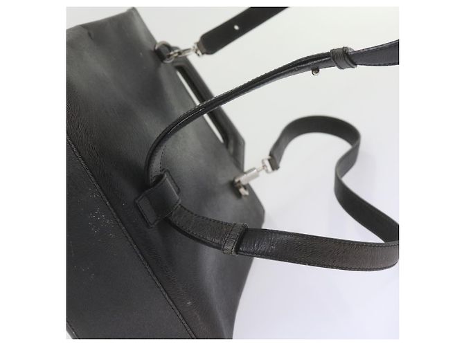 Salvatore Ferragamo Borsa a Mano in Pelle 2modo Grey Auth hk919 Marrone - vista 15