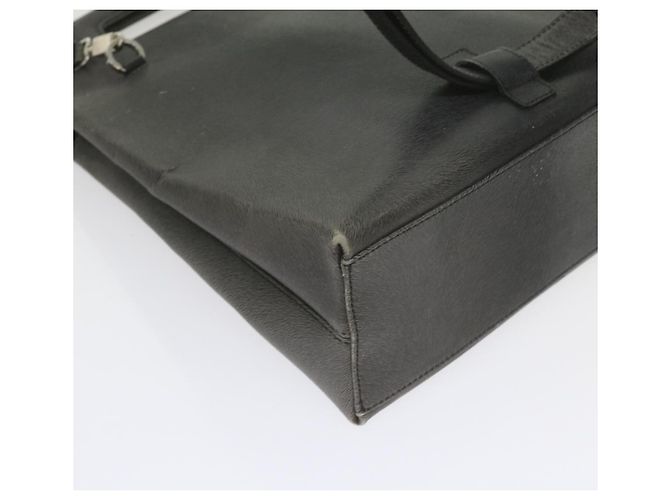 Salvatore Ferragamo Borsa a Mano in Pelle 2modo Grey Auth hk919 Marrone - vista 18