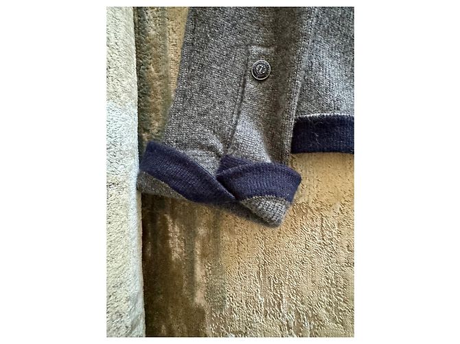 Chanel Falda elegante Gris - vista 4