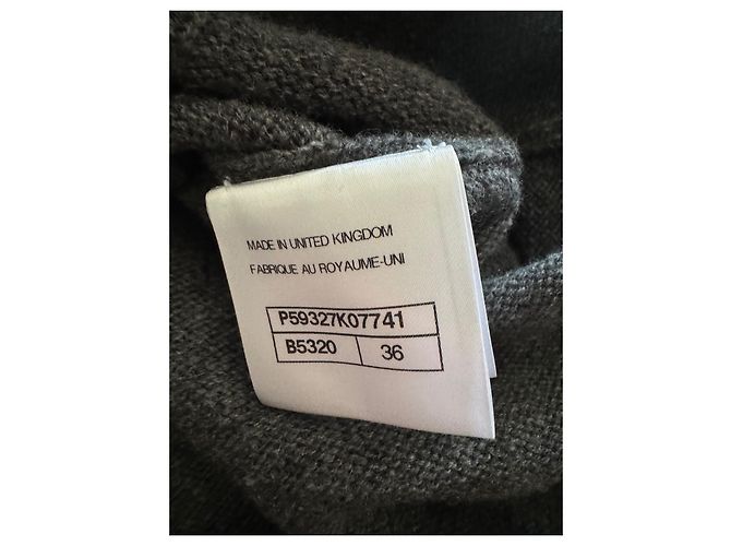 Chanel Falda elegante Gris - vista 5