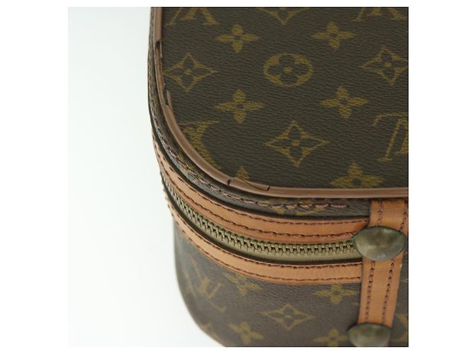 LOUIS VUITTON Monogram Tennis Case Valiz Boston Bag Nr.90 LV Auth ar10578b Monogramm - Ansicht 14