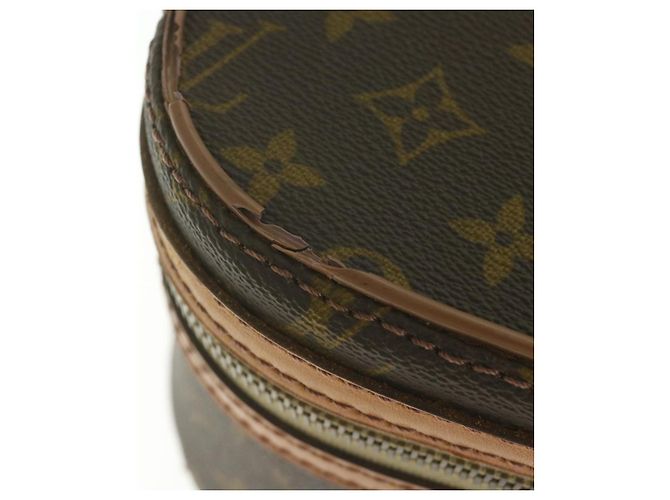 LOUIS VUITTON Monogram Tennis Case Valiz Boston Bag Nr.90 LV Auth ar10578b Monogramm - Ansicht 7