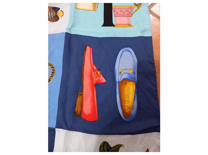 Gucci Seidenschal mehrfarbig Mehrfarben - Ansicht 10
