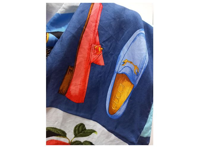 Gucci Seidenschal mehrfarbig Mehrfarben - Ansicht 2
