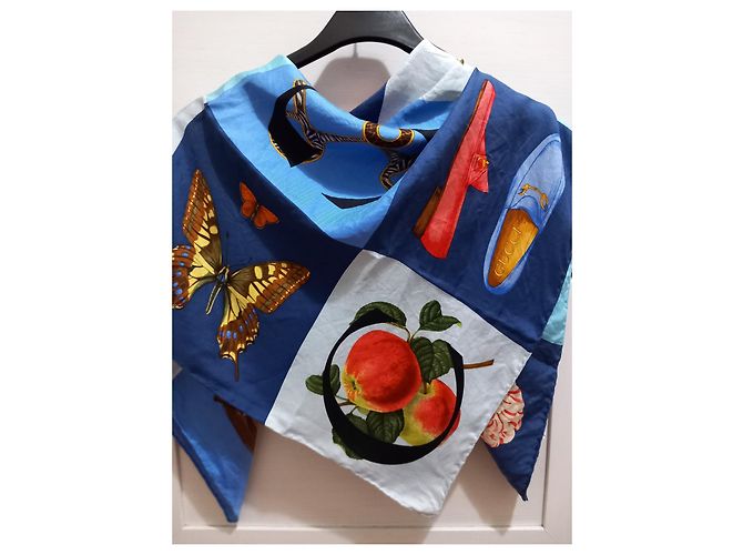 Gucci Seidenschal mehrfarbig Mehrfarben - Ansicht 3