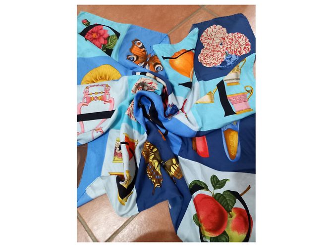 Gucci Seidenschal mehrfarbig Mehrfarben - Ansicht 7