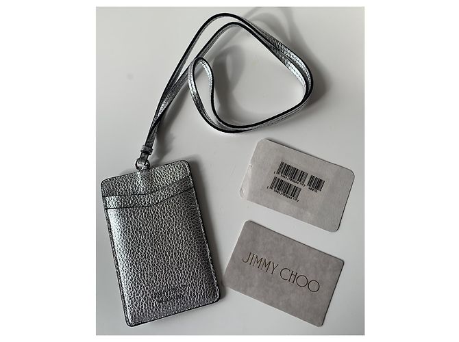 Jimmy Choo Purses, wallets, cases Silvery - view 4