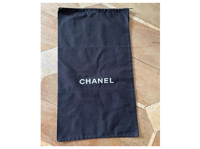 Sciarpa o stola 100% Chanel in cashmere Nero Grigio antracite - vista 11