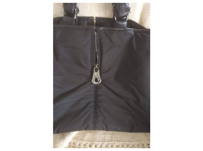 Borsa Tote Moncler Nera in Sintetico Nero - vista 3