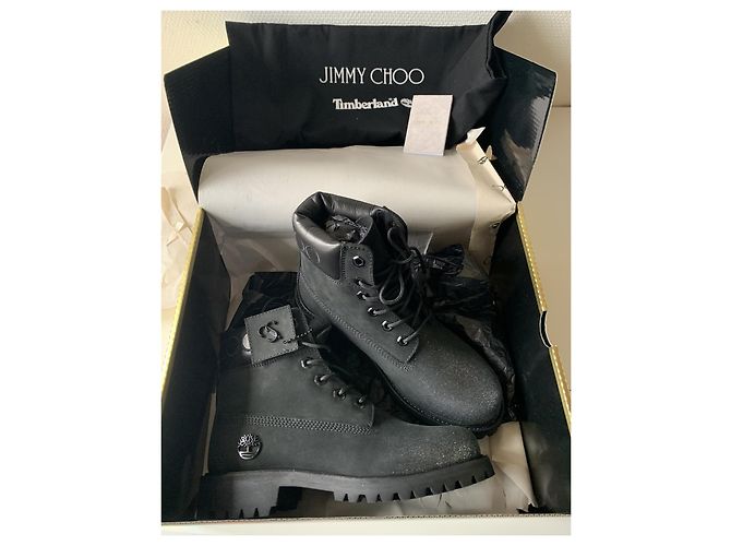 Jimmy Choo X Timberland Nero - vista 2