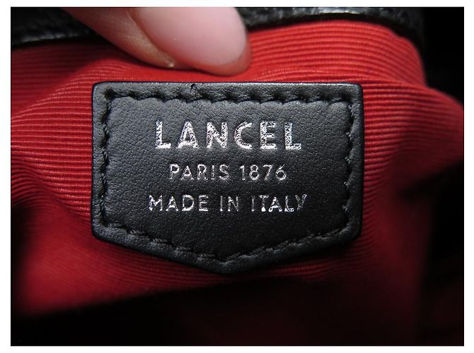 NUOVA BORSA A MANO LANCEL SECCHIELLO11131 BORSA A SECCHIELLO IN PELLE SEMI TRAPUNTATA NERA Nero - vista 6