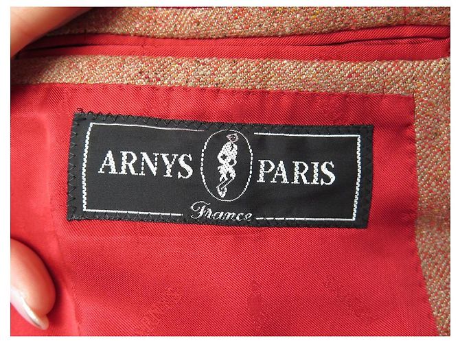 CHAQUETA ARNYS MARCEL G MEZZA 65350/260 54 IT 52 FR L CHAQUETA DE SEDA Y LINO ROJA - vista 3