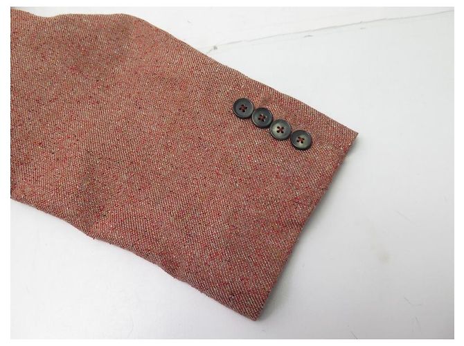 CHAQUETA ARNYS MARCEL G MEZZA 65350/260 54 IT 52 FR L CHAQUETA DE SEDA Y LINO ROJA - vista 5