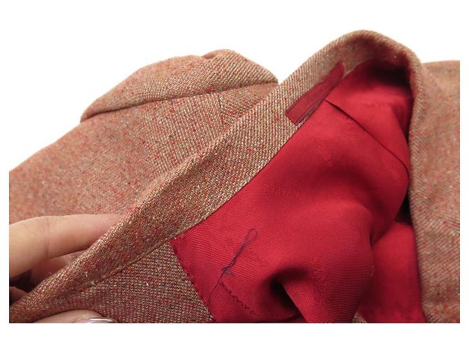 CHAQUETA ARNYS MARCEL G MEZZA 65350/260 54 IT 52 FR L CHAQUETA DE SEDA Y LINO ROJA - vista 7
