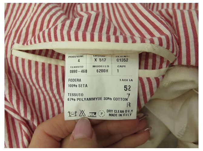 JAQUETA BLAZER LISTRADA ARNYS 6200TAMANHO H 52 CASACO L COM RISCAS COLETE - vista 3