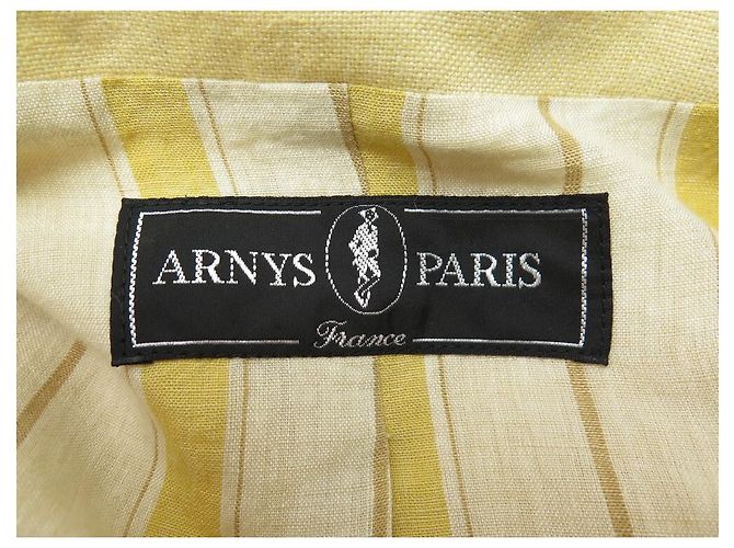 ARNYS GELBE LEINENJACKE + WESTE SETGRÖSSE 52 L LEINENJACKE MANTELWESTE - Ansicht 10