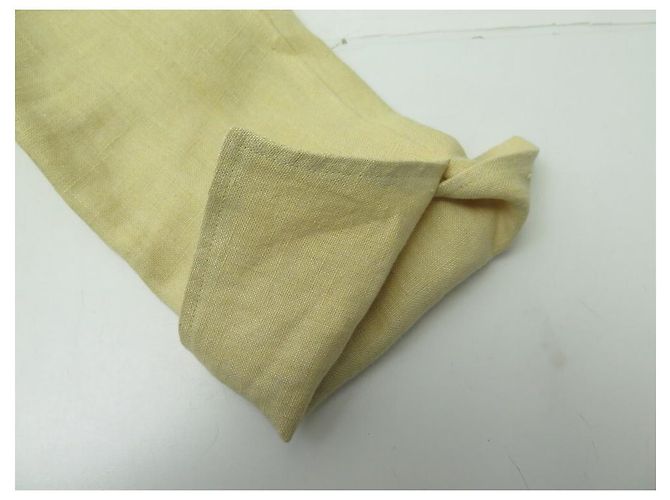 ARNYS GELBE LEINENJACKE + WESTE SETGRÖSSE 52 L LEINENJACKE MANTELWESTE - Ansicht 13