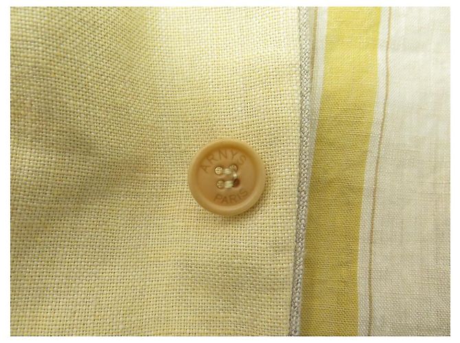 ARNYS GELBE LEINENJACKE + WESTE SETGRÖSSE 52 L LEINENJACKE MANTELWESTE - Ansicht 5