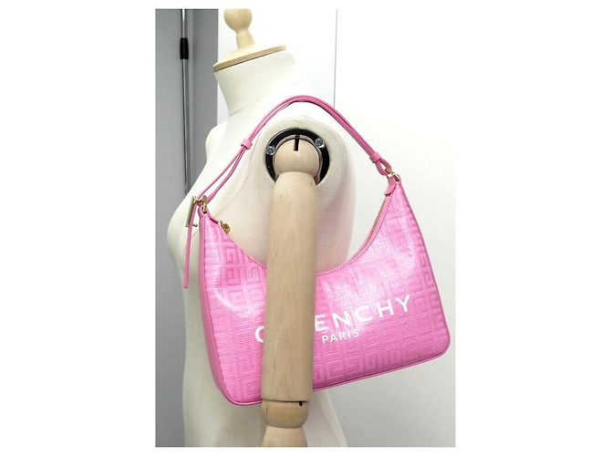 NUOVA BORSA A MANO GIVENCHY MOON CUT-OUT 4SOL BB50PYB1BORSA A MANO GT ROSA CALDO ROSA - vista 5