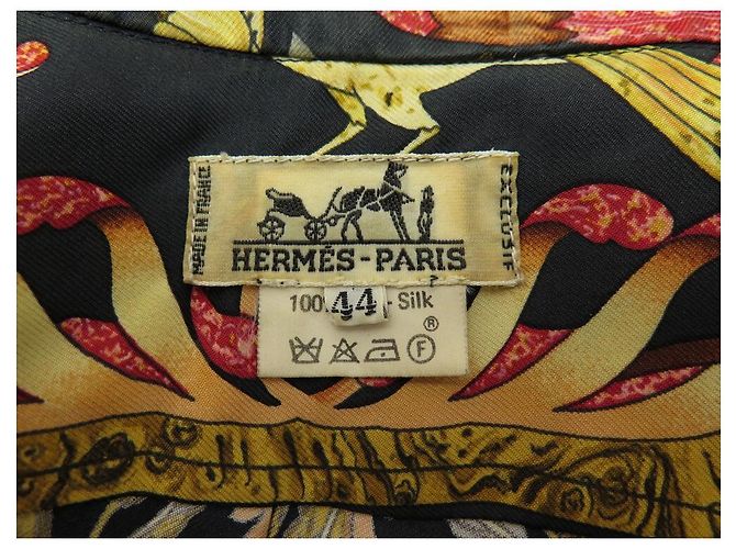 Hermès SCIARPA HERMES CAMICIA CON PIETRE ORIENTALI E OCCIDENTALI 44 CAMICIA L Multicolore - vista 4