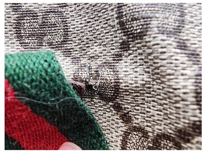 Ophidia Borsone Gucci Sherry Supreme Boston con custodia - vista 18