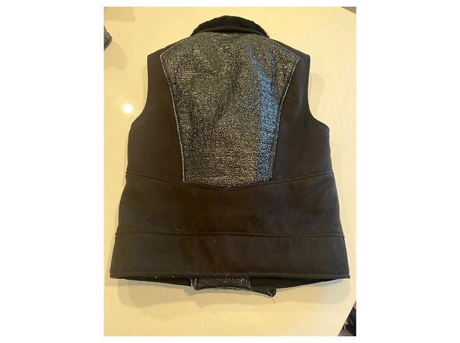 John Galliano Chaqueta sin mangas Negro - vista 2
