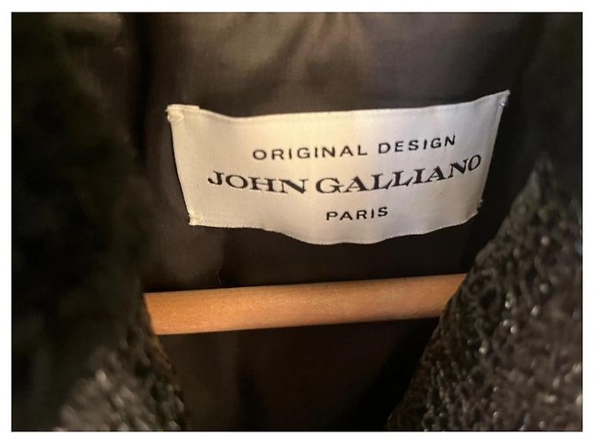 John Galliano Chaqueta sin mangas Negro - vista 4