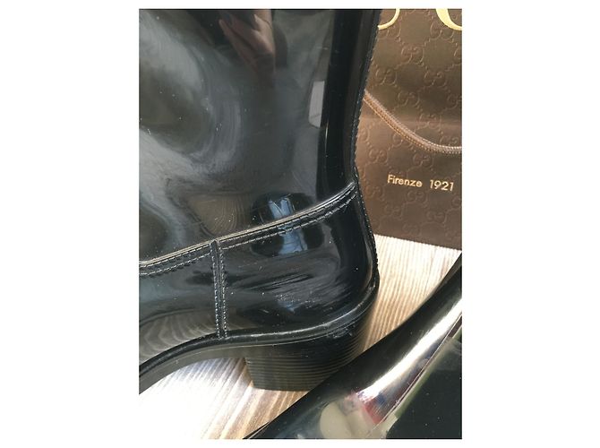Botas de goma Gucci negras talla 39 Negro - vista 7