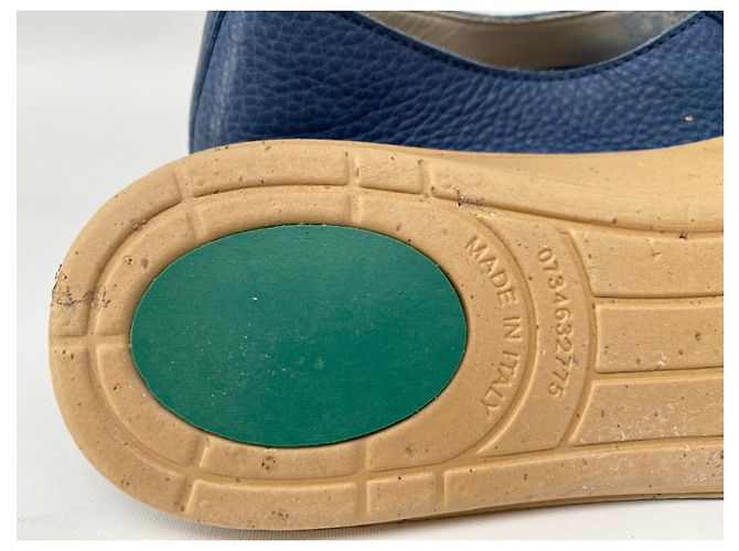 Sneakers Santoni in pelle blu - vista 15