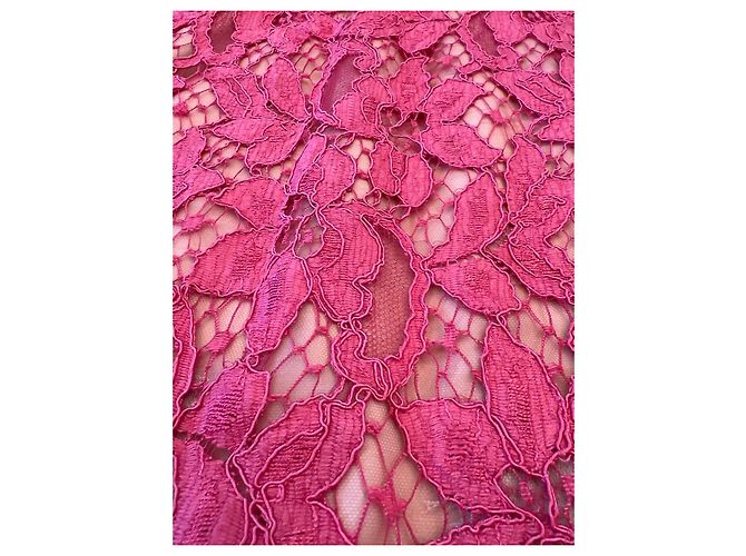 Falda de encaje floral cordonnet rosa Dolce & Gabbana - vista 3