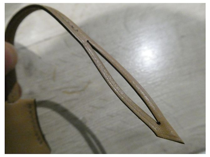 clochette , cerniera per il nuovo lucchetto Hermès per box bag Hermès Crema - vista 3
