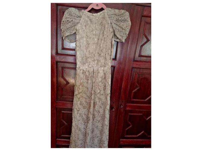 Abito lungo Hoss Intropia con paillettes e ricami a mano oro bronzo D'oro - vista 2