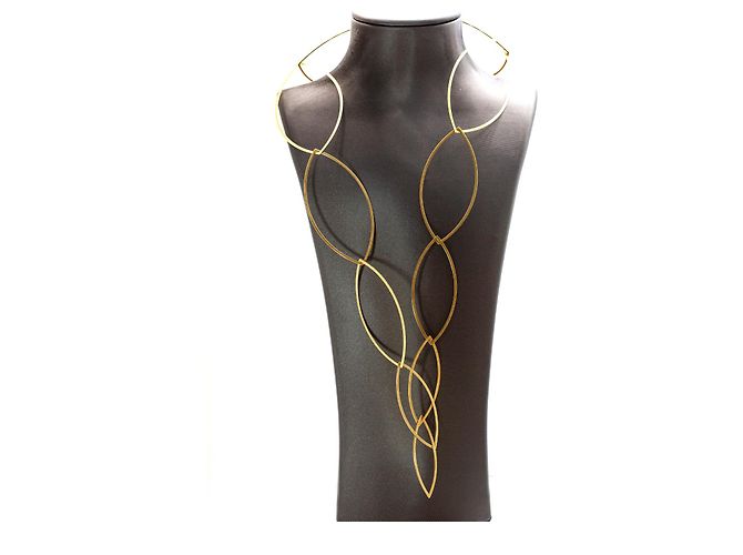 Autre Marque Collana NIESSING SPITZ in oro giallo D'oro - vista 4