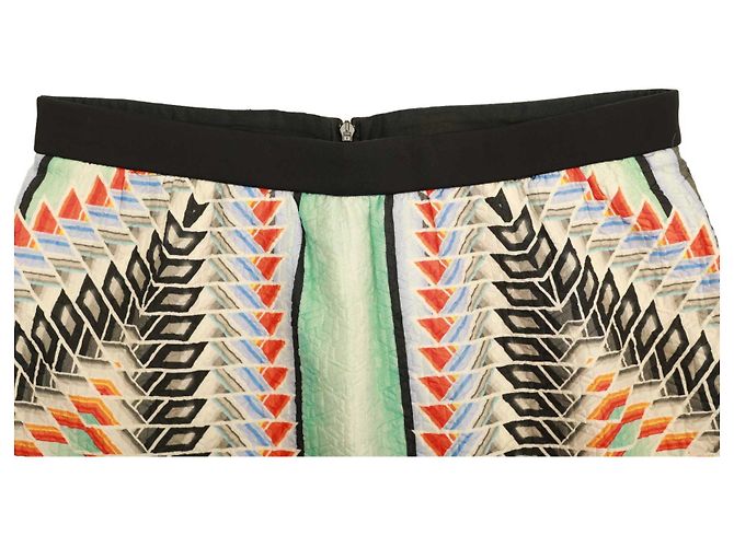 Gonna svasata Peter Pilotto in seta multicolore con volant 42 - vista 6