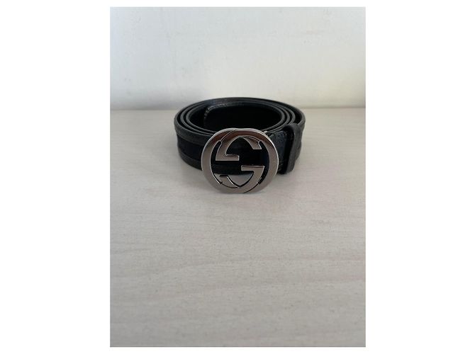 Marmont Gucci Ledergürtel Schwarz - Ansicht 2