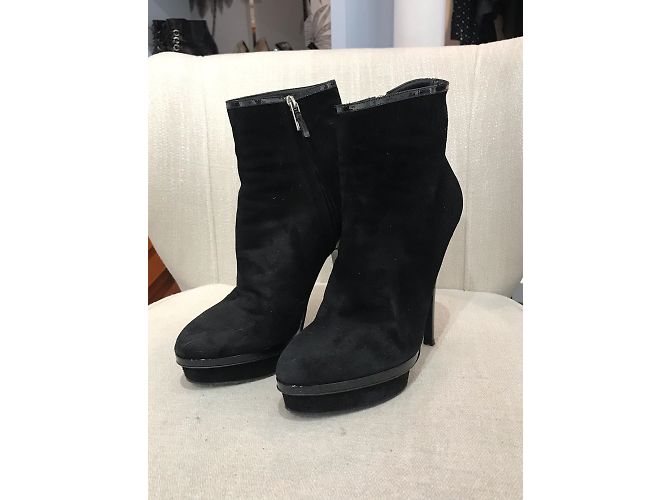 SAINT LAURENT Botines T.EU 41 Ante Negro - vista 3