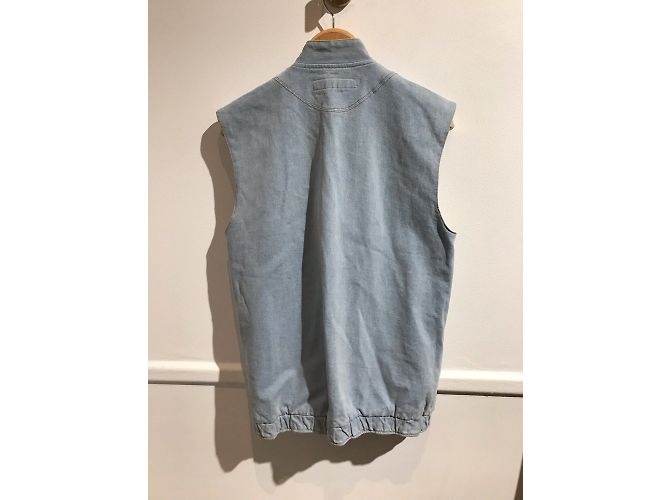 ALEXANDER MCQUEEN Chaquetas T.Internacional S Algodón Azul - vista 2